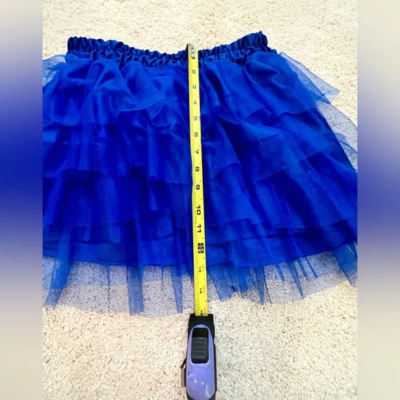 Spirit of Halloween Blue Tulle Skirt Size Small - Picture 4 of 4